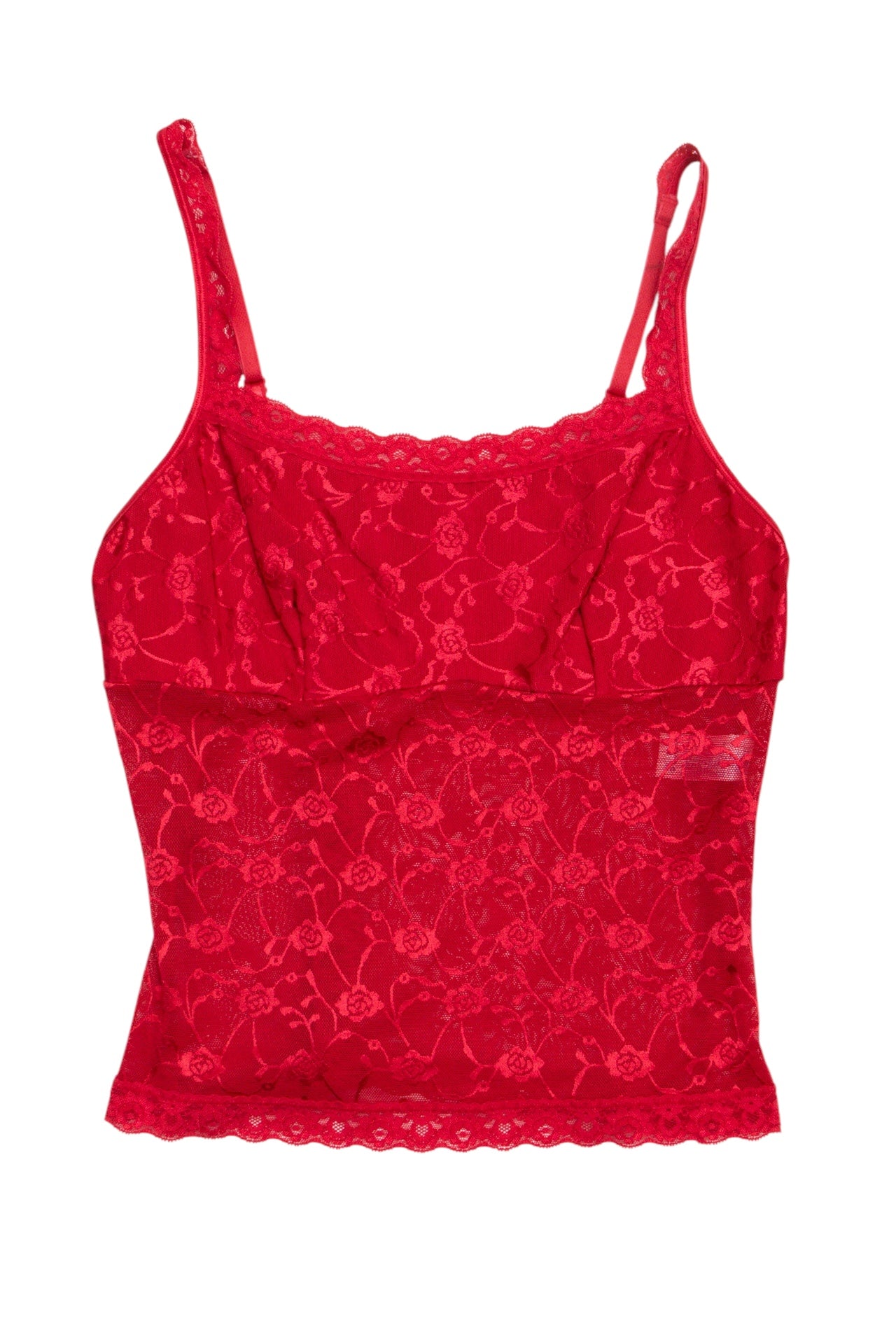 #90 Vassarette Red Lace Cami | Collection 139 | Size 10/12