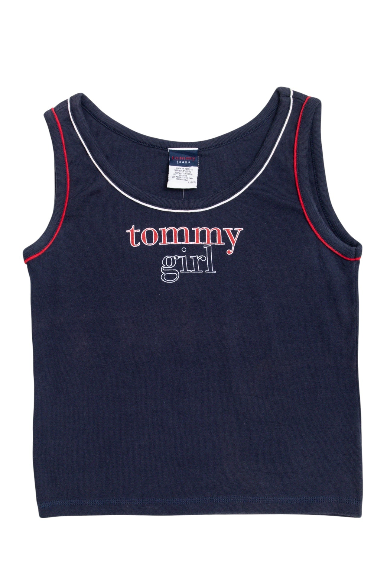 #50 Tommy Girl Navy Tank | Fast and Furious | Size 12