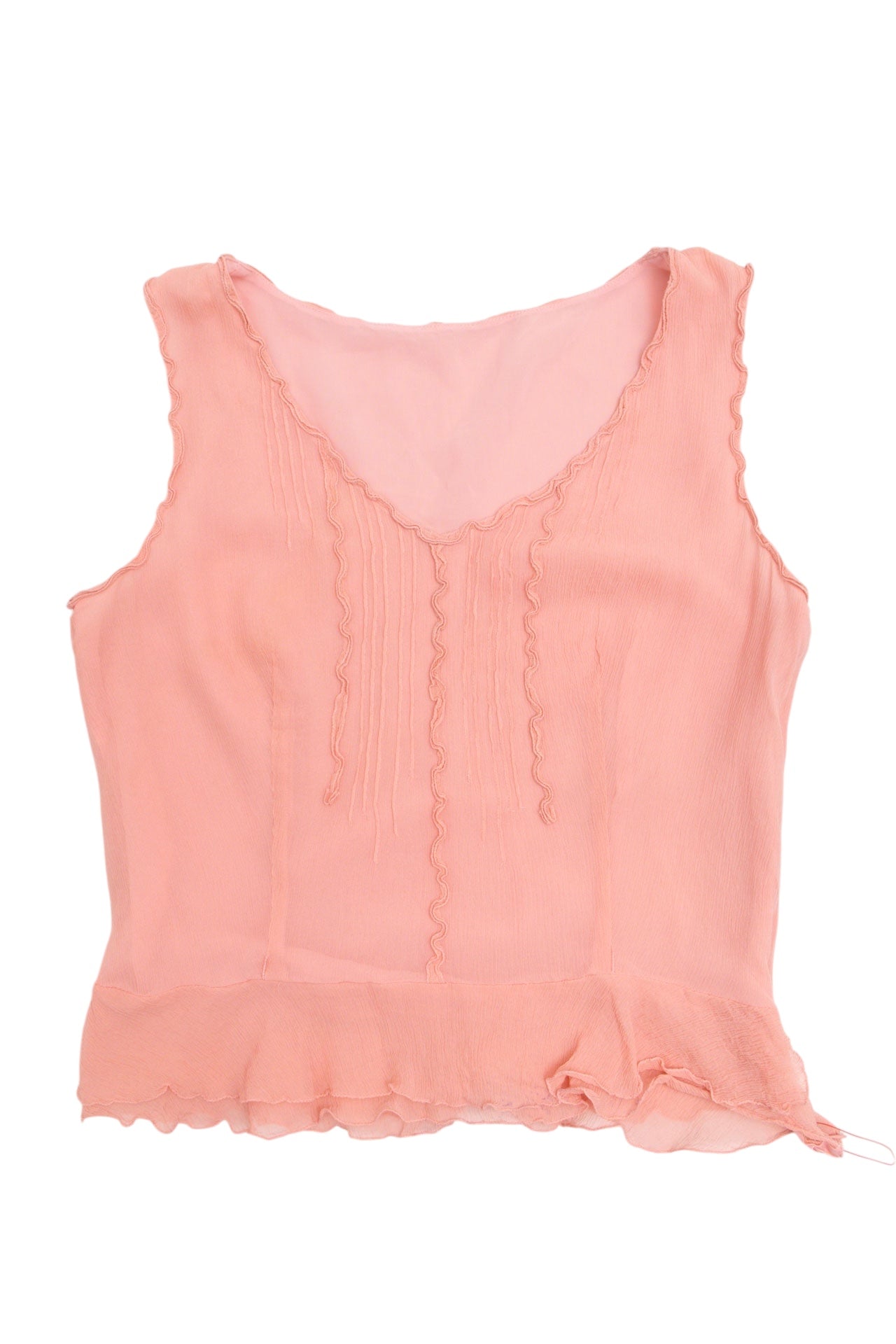 #94 Silk Pink Tank | Mermaid Festival | Size 10