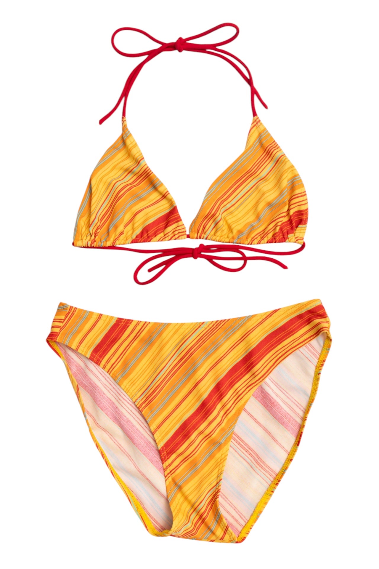 #09 Striped Bikini Set | Size 10