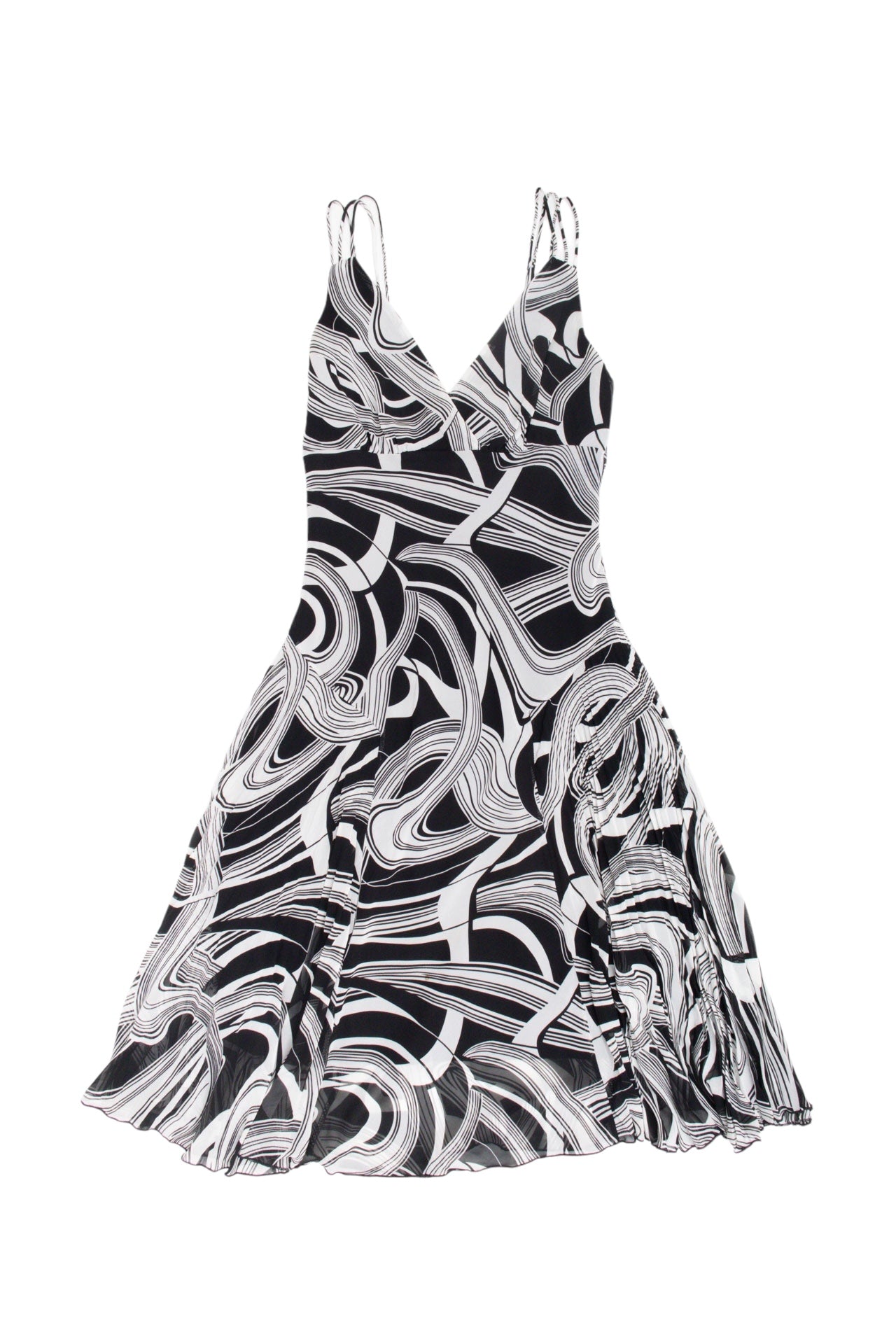 #81 Groovy Black and White Midi | Collection 140 | Size 8