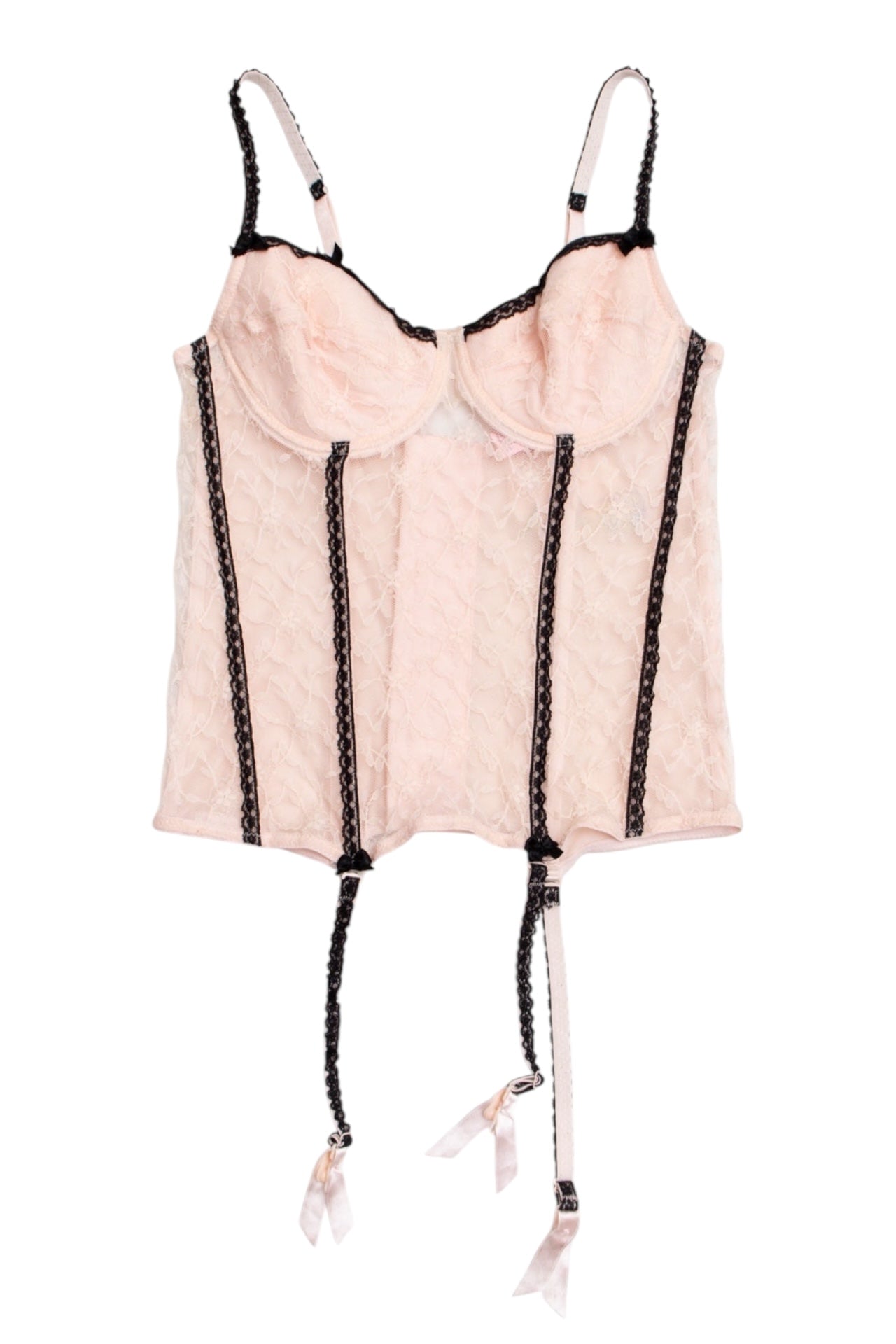 #60 Pink Lace Corset | C.147 | Size 10