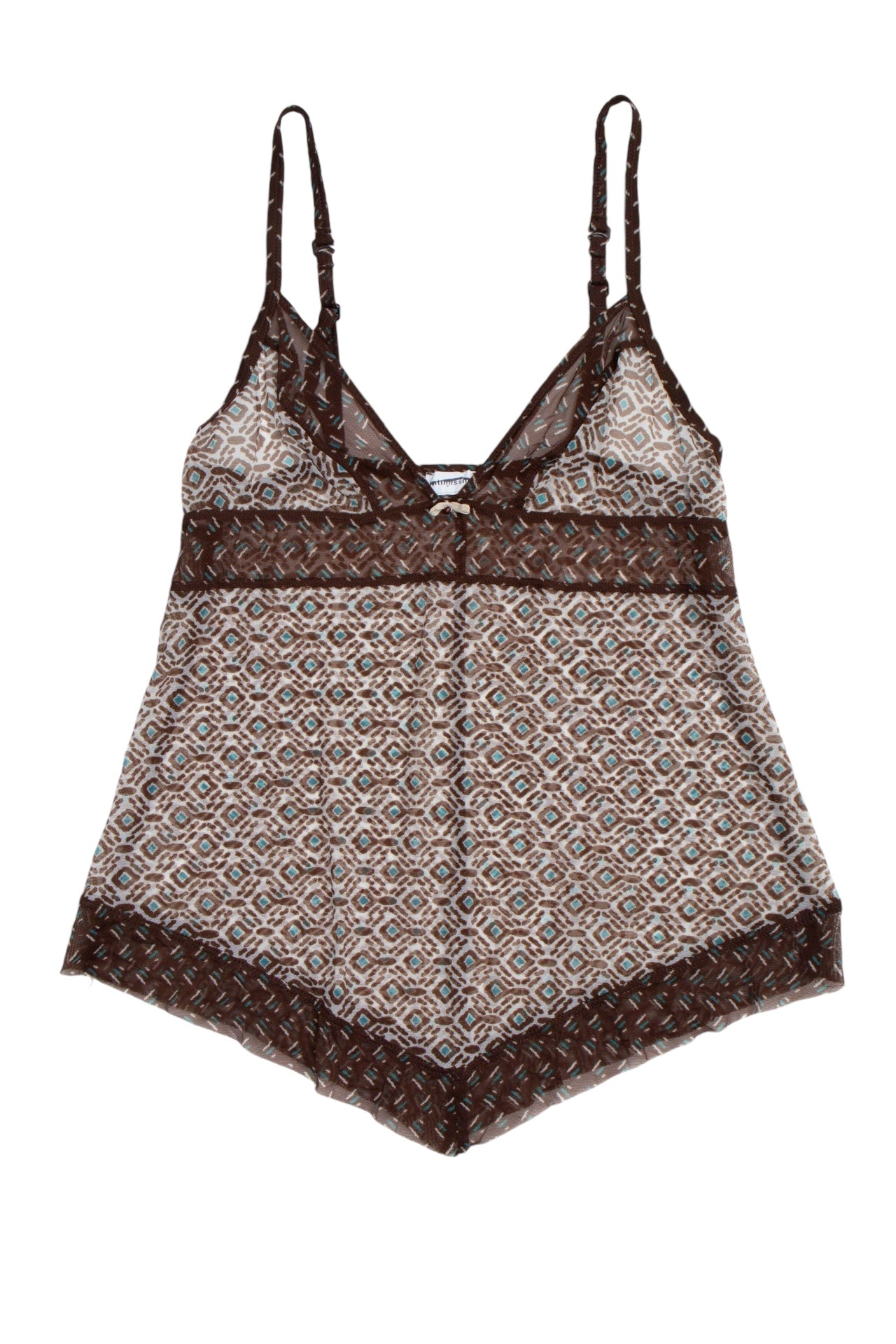 #20 Intimissimi Brown Mesh Cami | H20 | Size 8