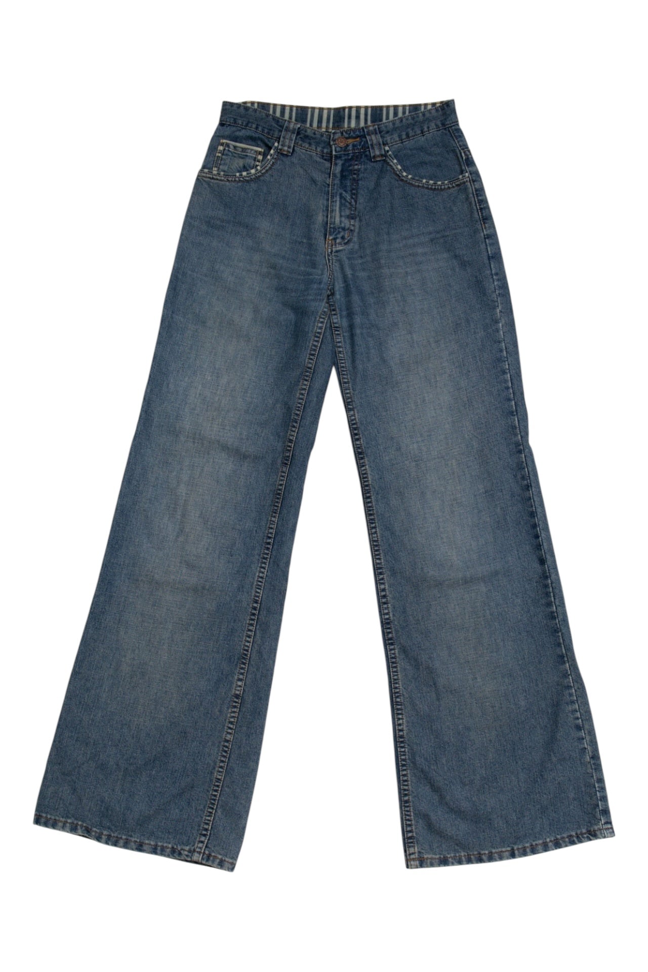 #64 Detailed Straight Leg Jeans | C.147 | Size 8