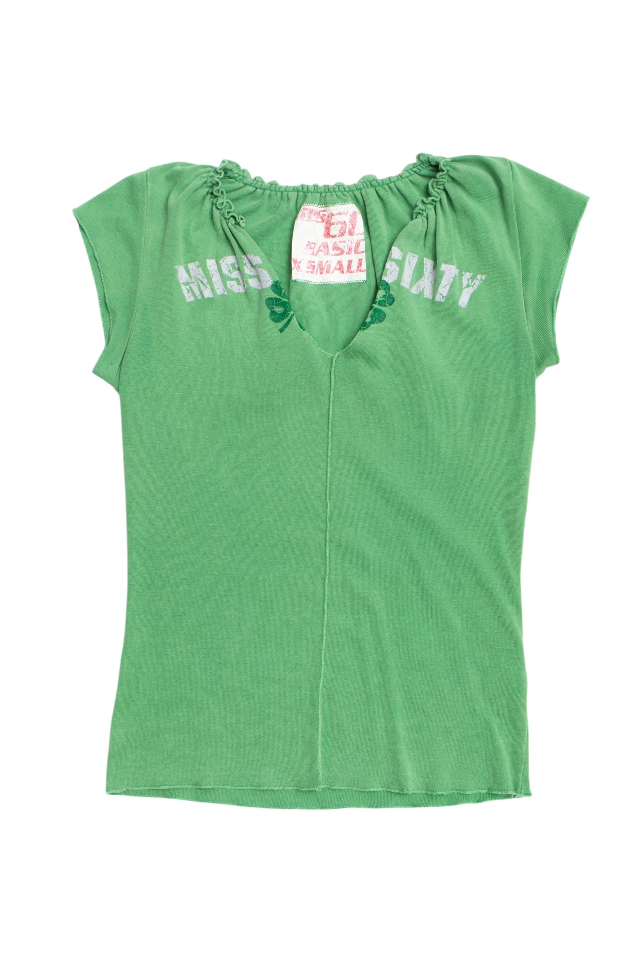 #57 Miss Sixty Green Tee | Fast and Furious | Size 8