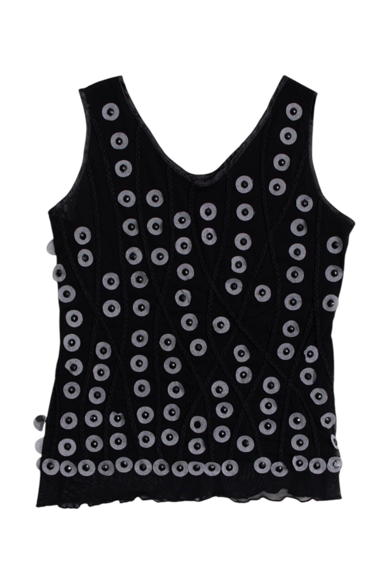 #12 Sequin Detailed Tank | C.147 | Size 14