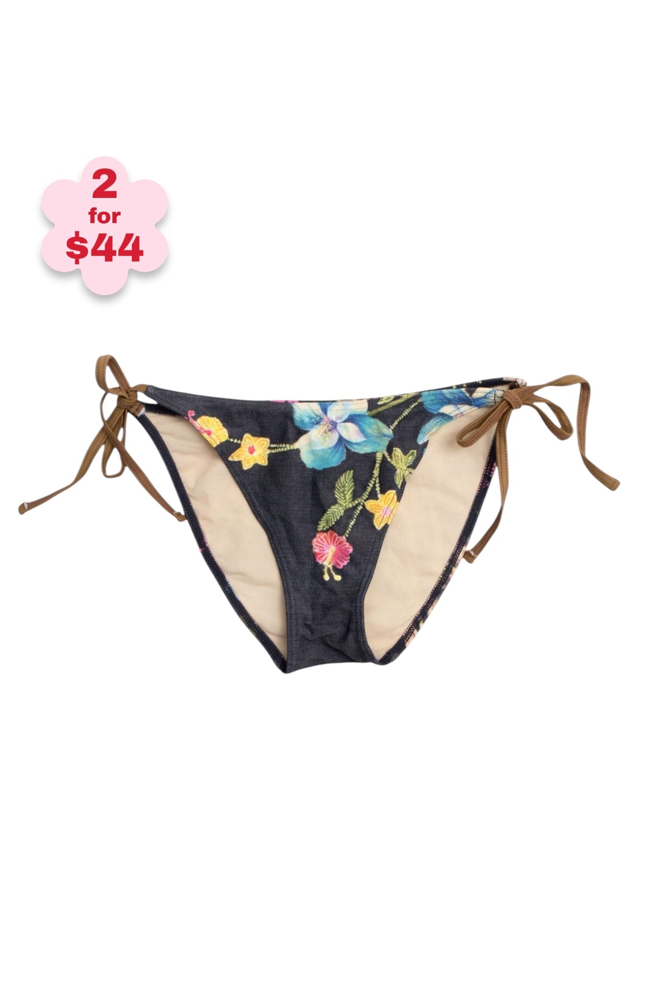 #22 Alba Rosa Floral Bikini Bottoms | Slutty Szn | Size 8