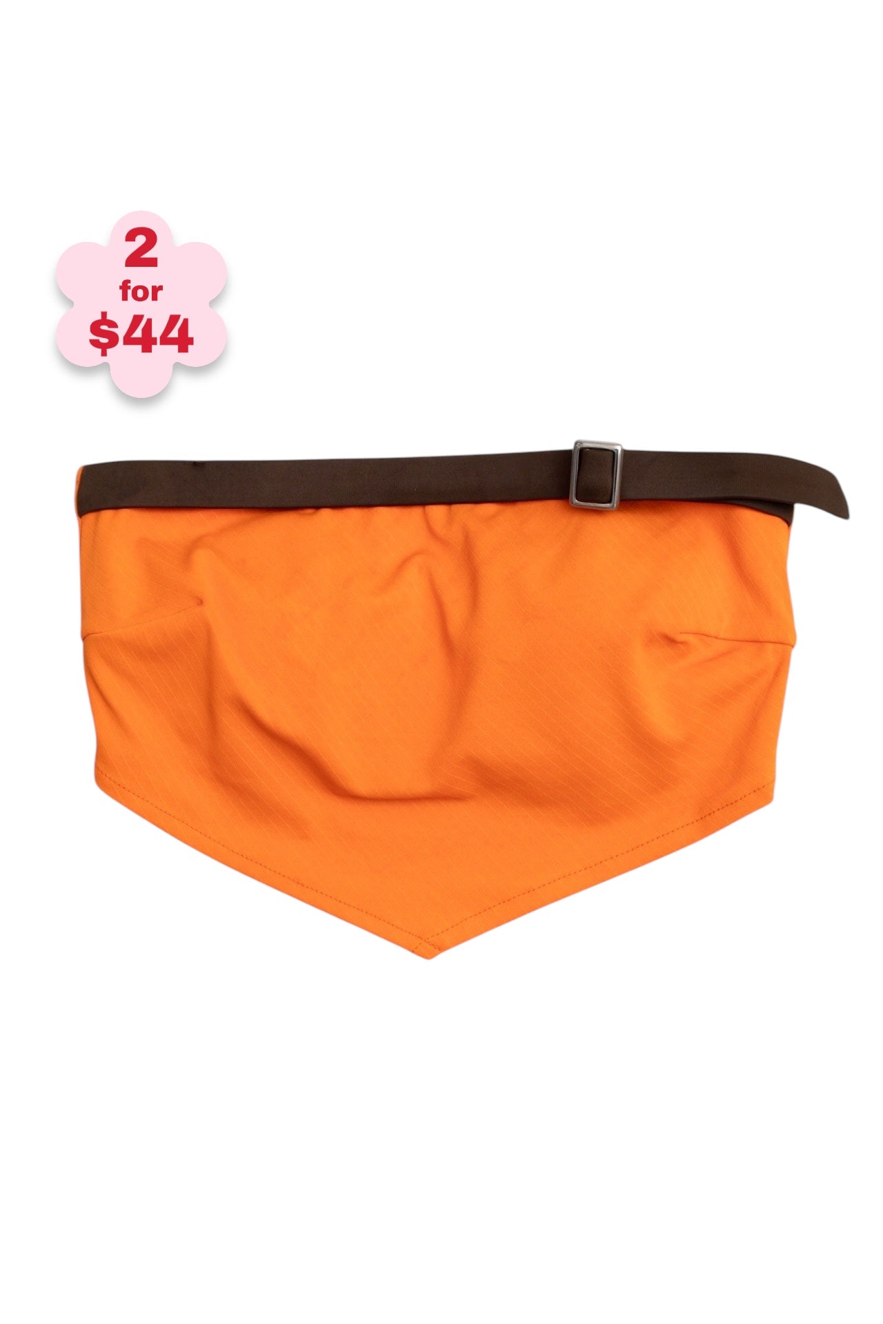 #11 Orange Bandau Style Bikini Top | Slutty Szn | Size 6