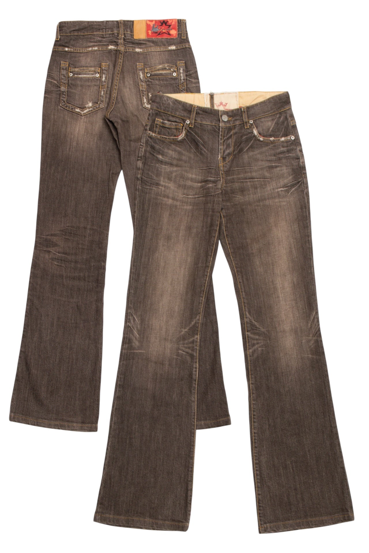 #55 Bucote Brown Wash Jeans | Collection 139 | Size 4/6