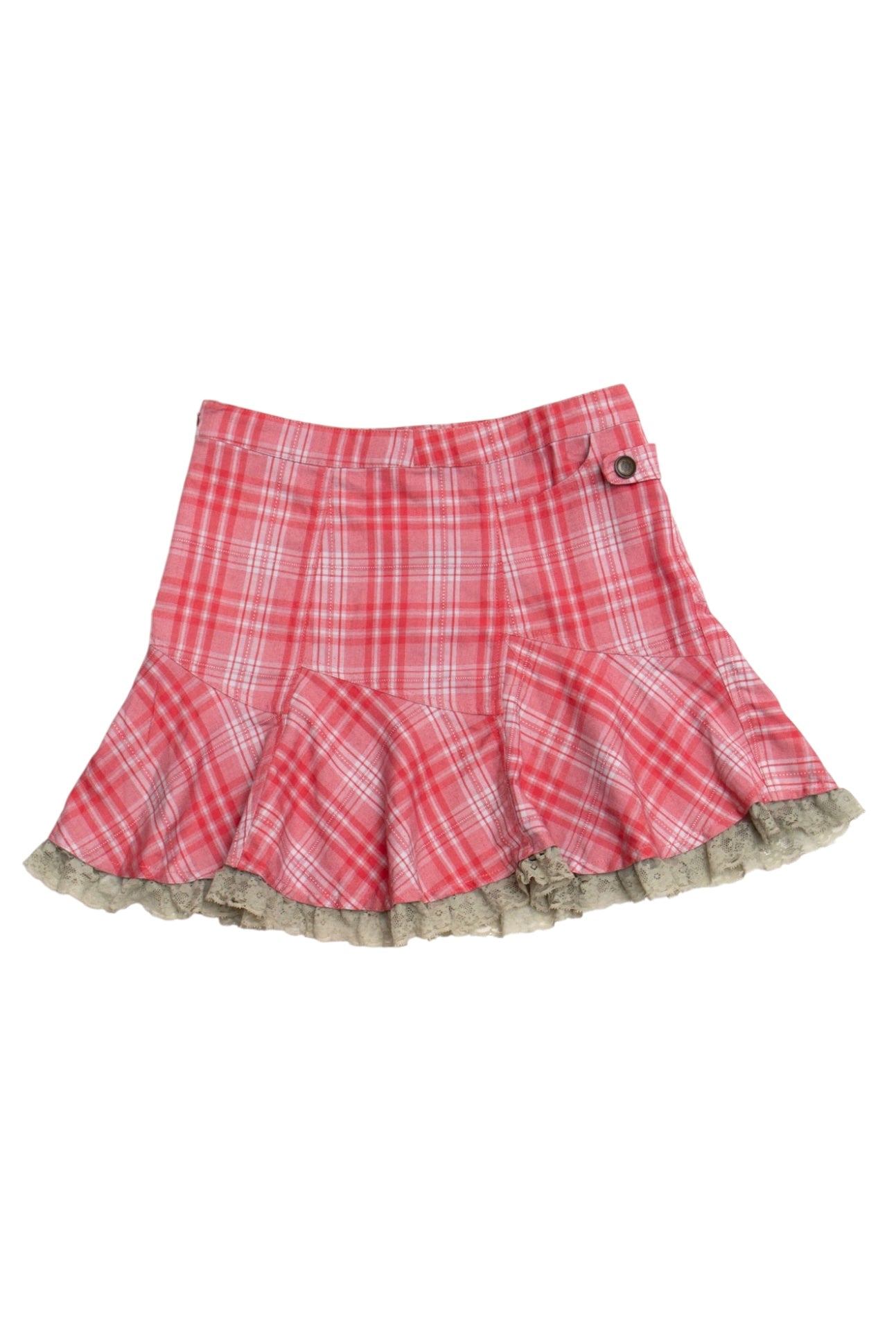 #78 Y2K Plaid Pleated Mini | C.147 | Size 8