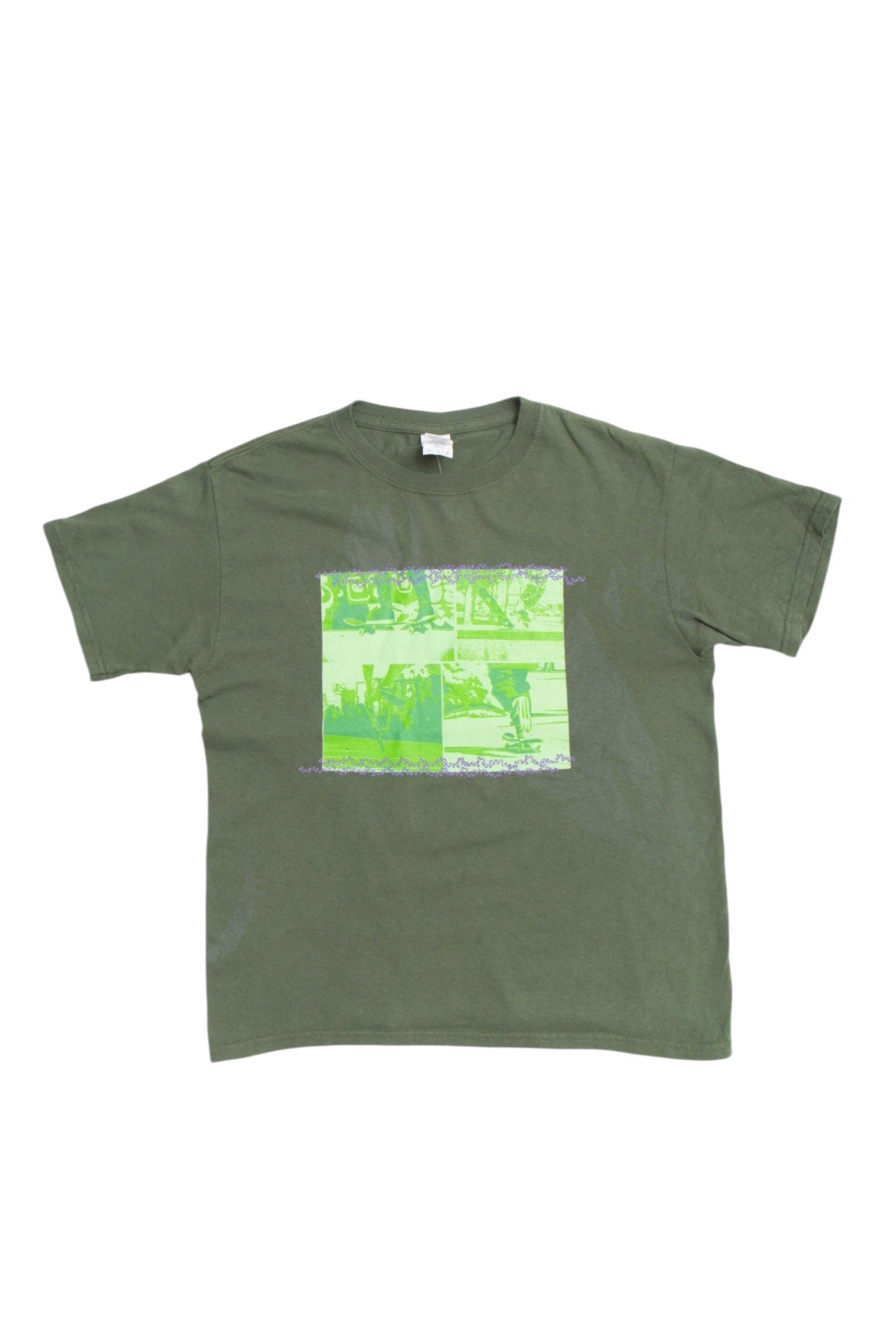 #73 Gildan Green Tee | Fast and Furious | Size 10/12