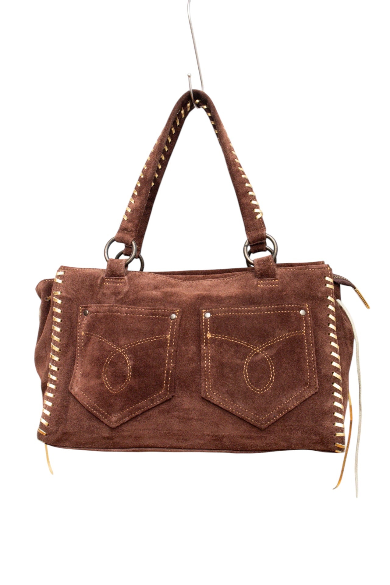 #96 Anna Sui Suede Brown Bag | Collection 141