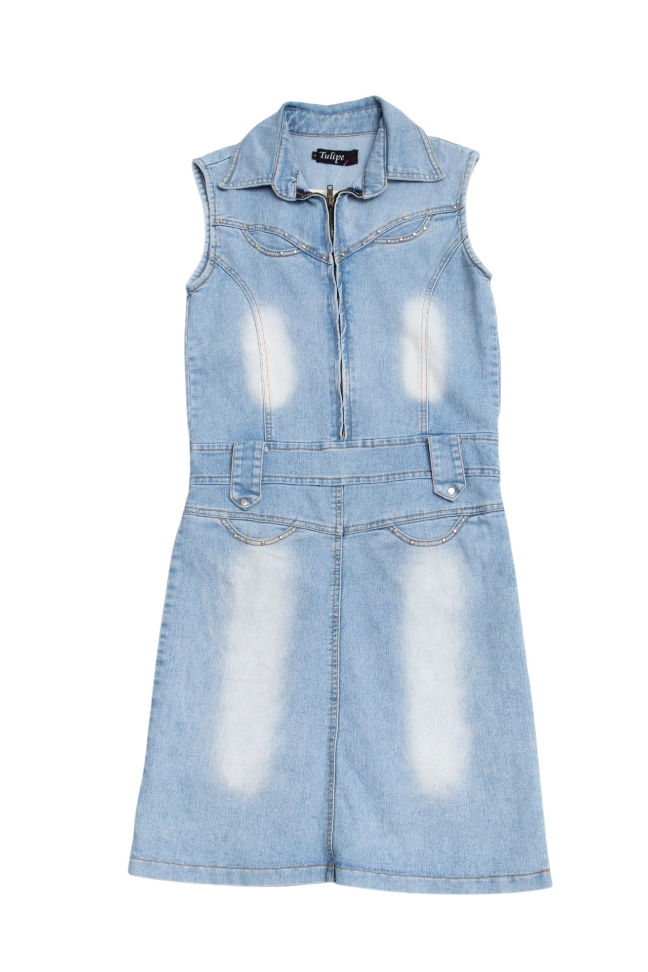 #80 Tulipe Denim Dress | Fast and Furious | Size 6/8