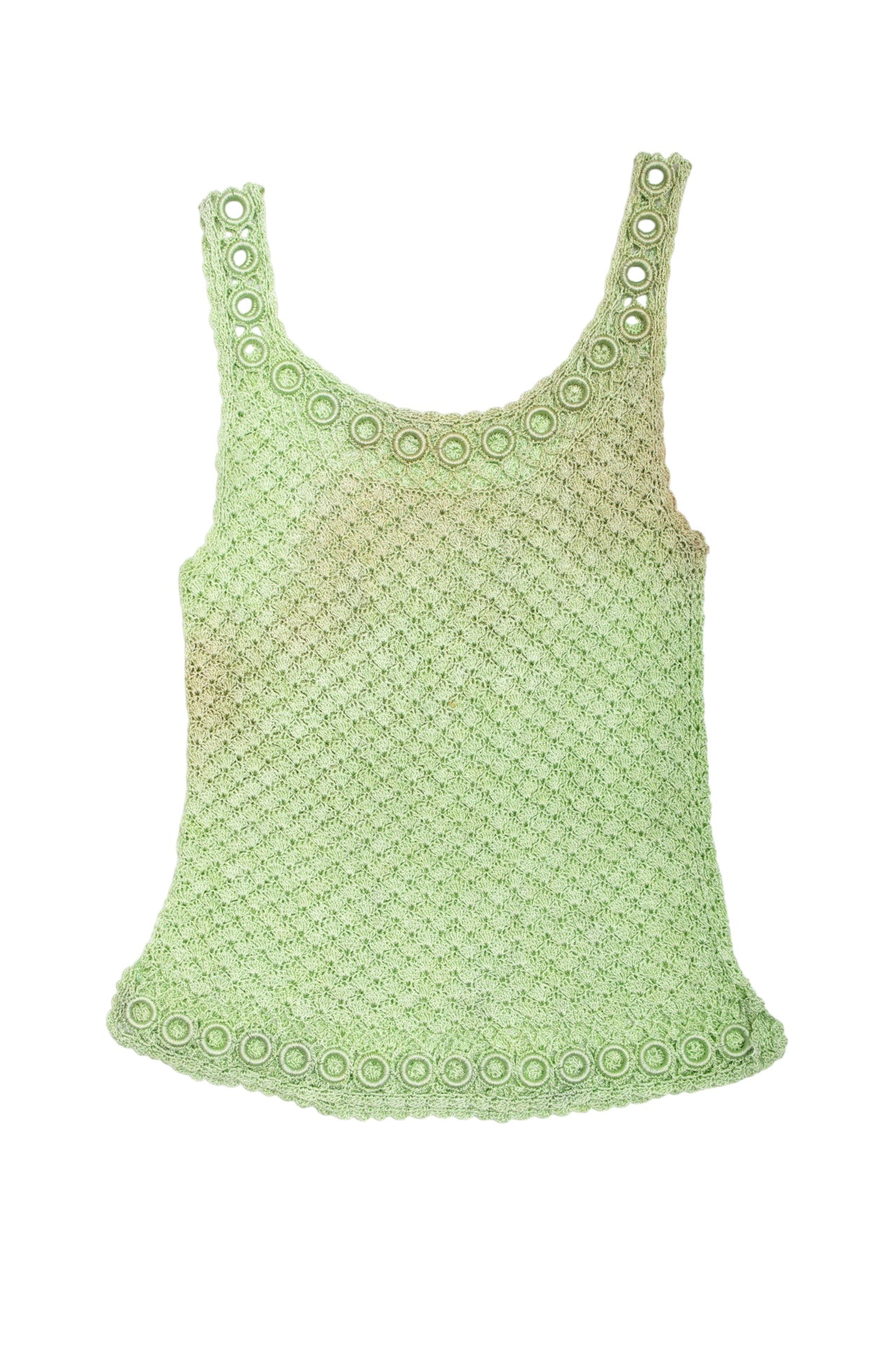 #45 Green Crochet Tank | Collection 142 | Size 8/10