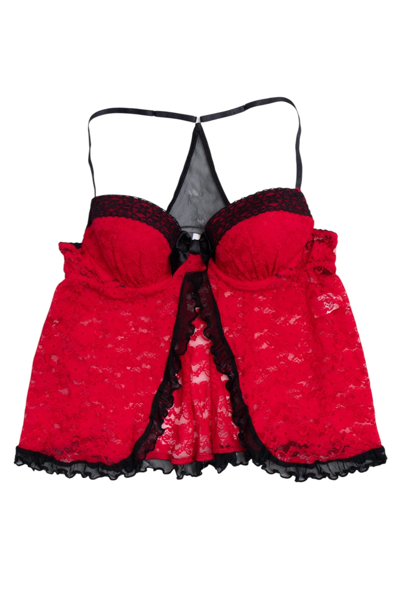 #38 Linea Donatella Red Lace Cami Top | Fast and Furious | Size 8