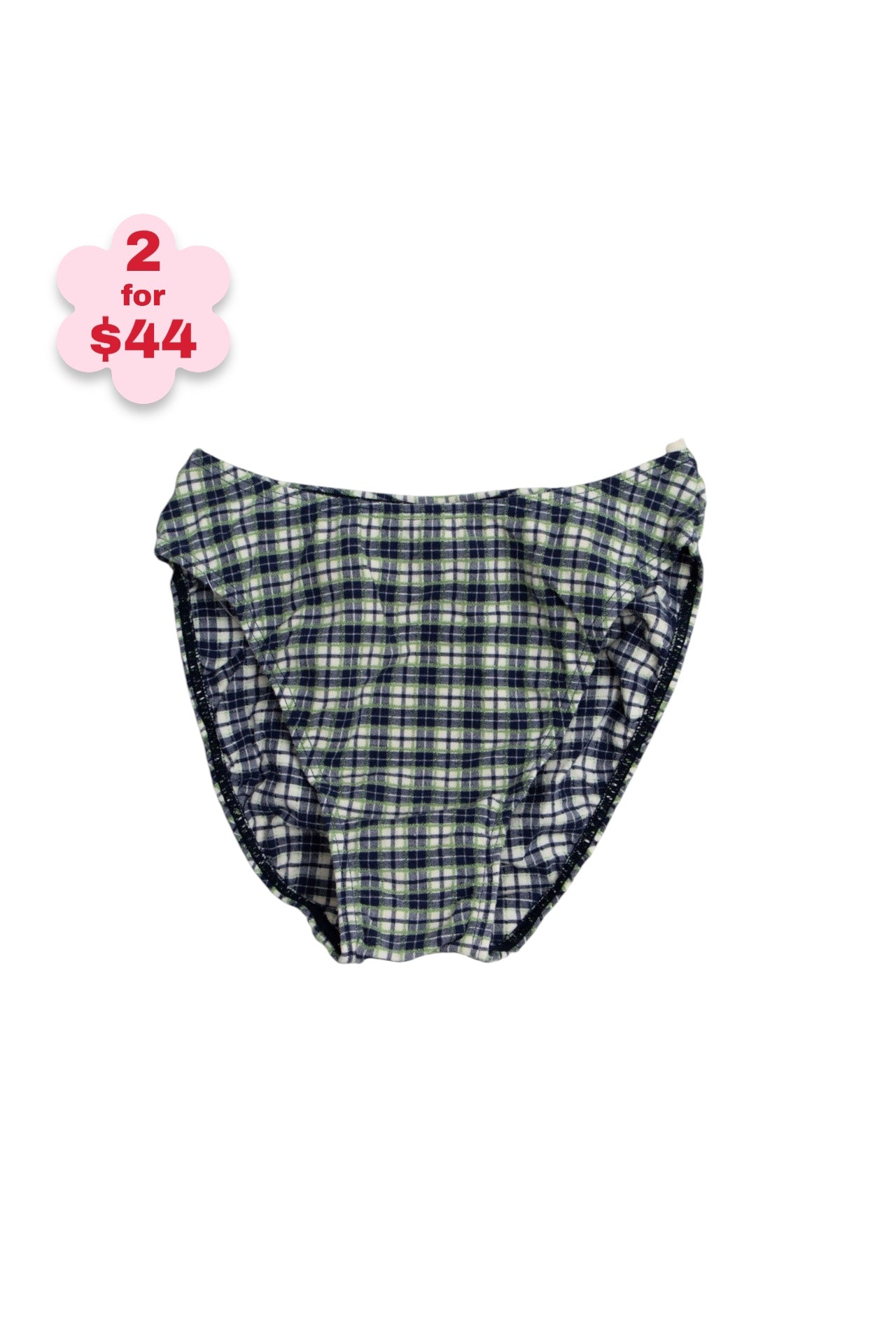 #34 Juster Plaid Bikini Bottoms | Slutty Szn | Size 2/4