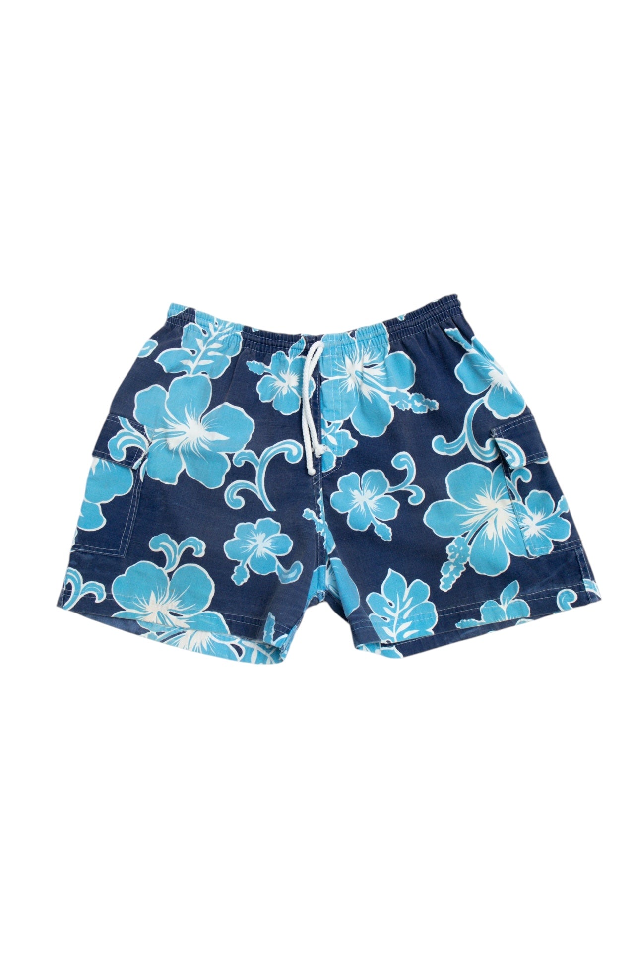 #43 Blue Floral Trunks | H20 | Size 8