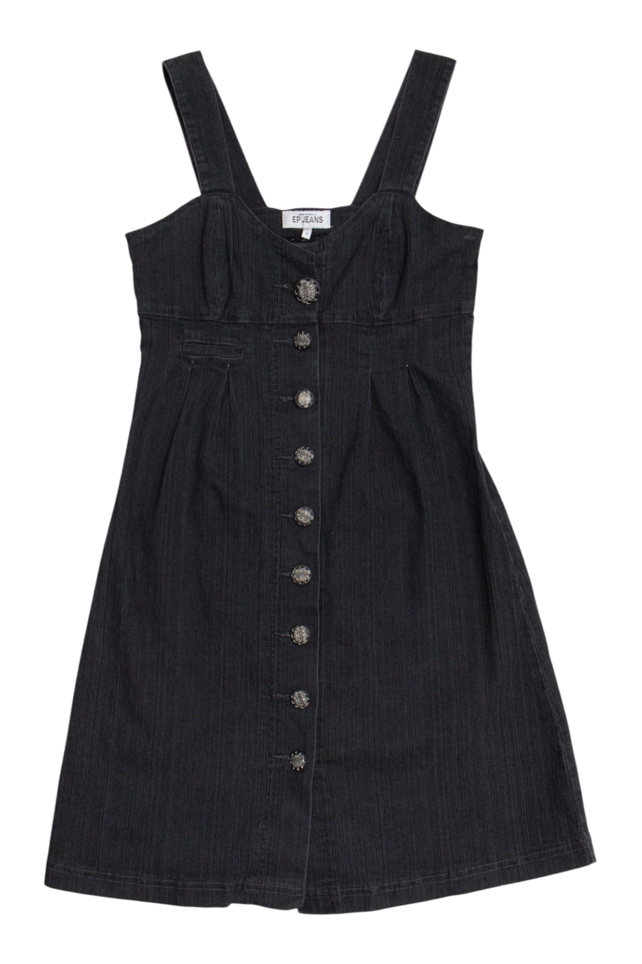 #44 Rouched Denim Dress | C.147 | Size 10