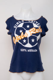 #165 Tammy Baby Tee Navy | c. 211 | Size 8