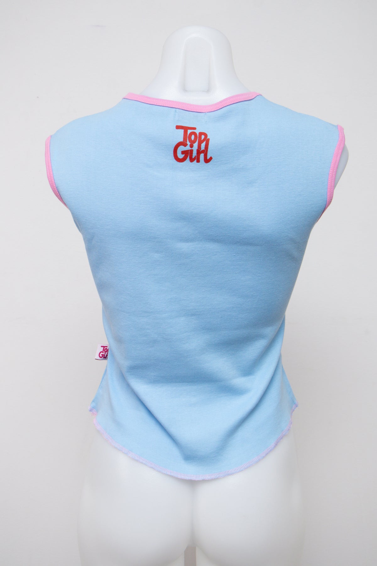 #081 Deadstock Top Girl T-shirt Blue | c. | Size 10/12