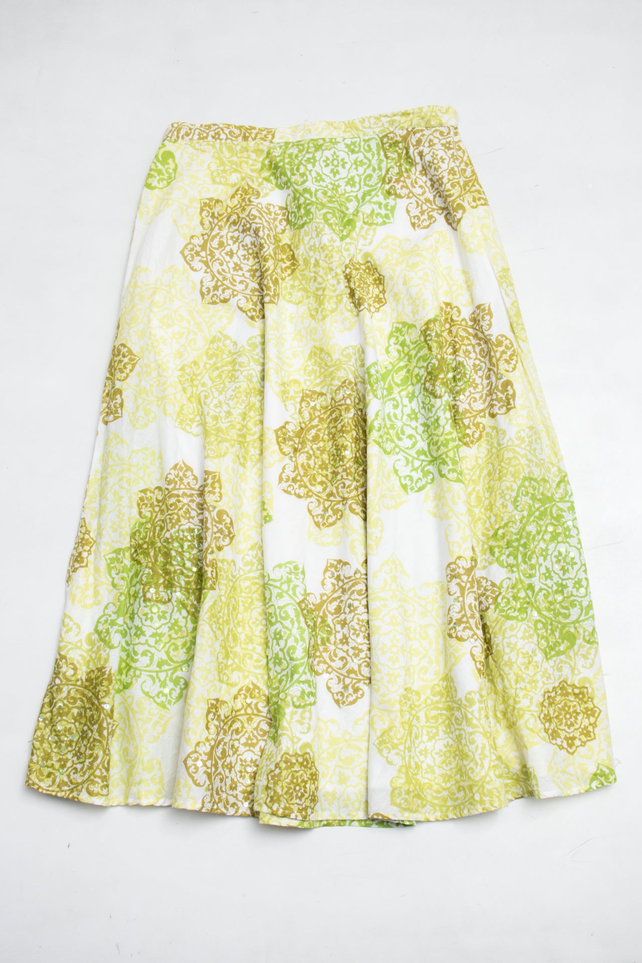#112 Coldwater Creek Skirt Yellow | c. 200 | Size 8