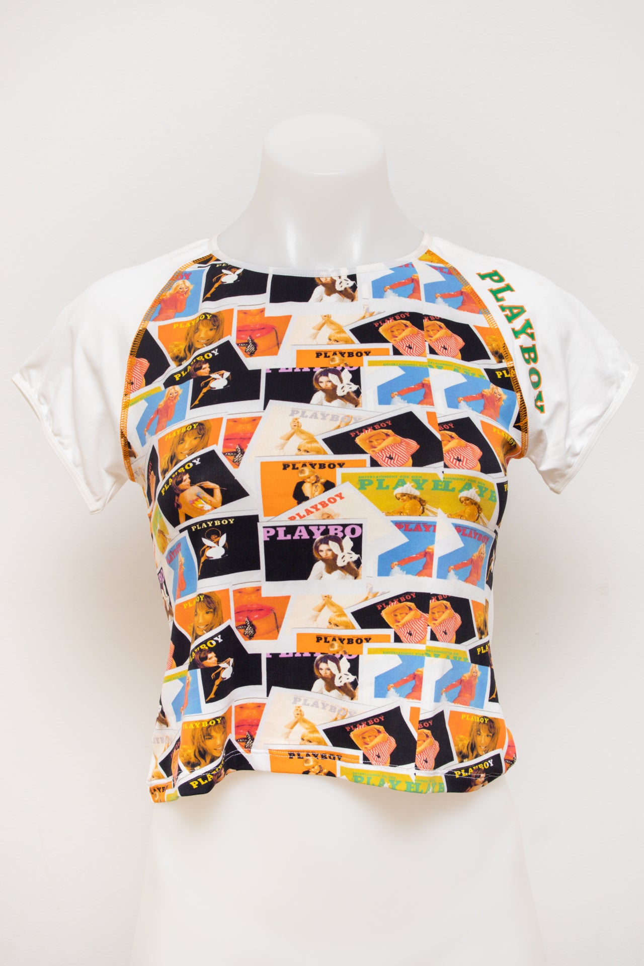 #06 Playboy Intimates T-shirt White | c. 185 | Size 10