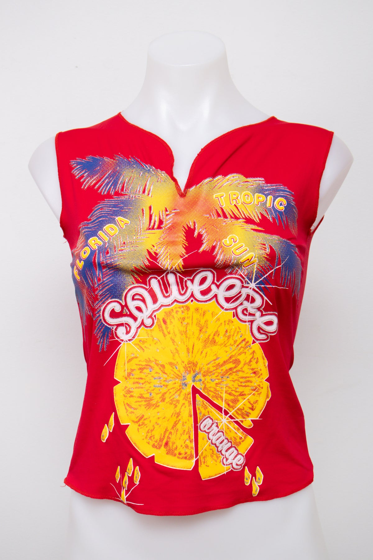 #033 South Beach Tank Top Red | c. 204 | Size 8