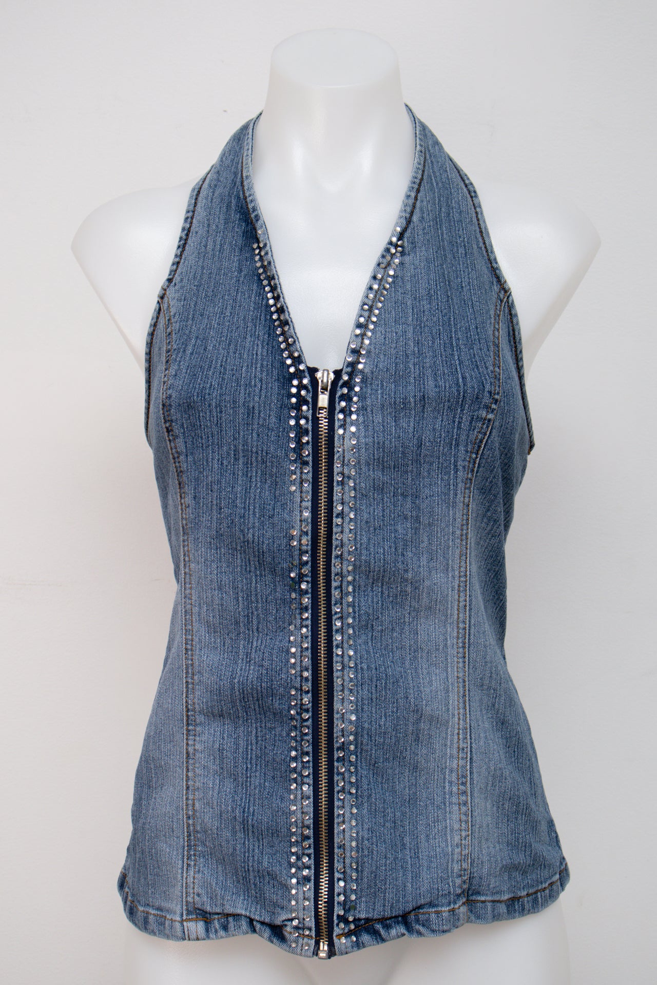 #035 Platinum Plush Tank Top Blue | c. 199 | Size 8