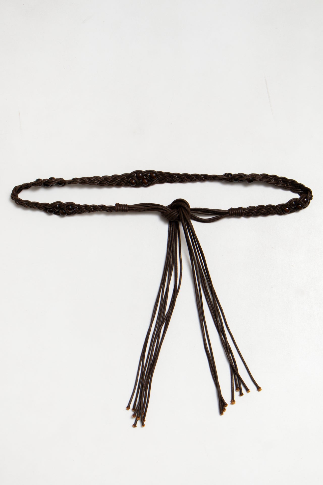 #27 Rope Beaded Belt Brown | c. 188