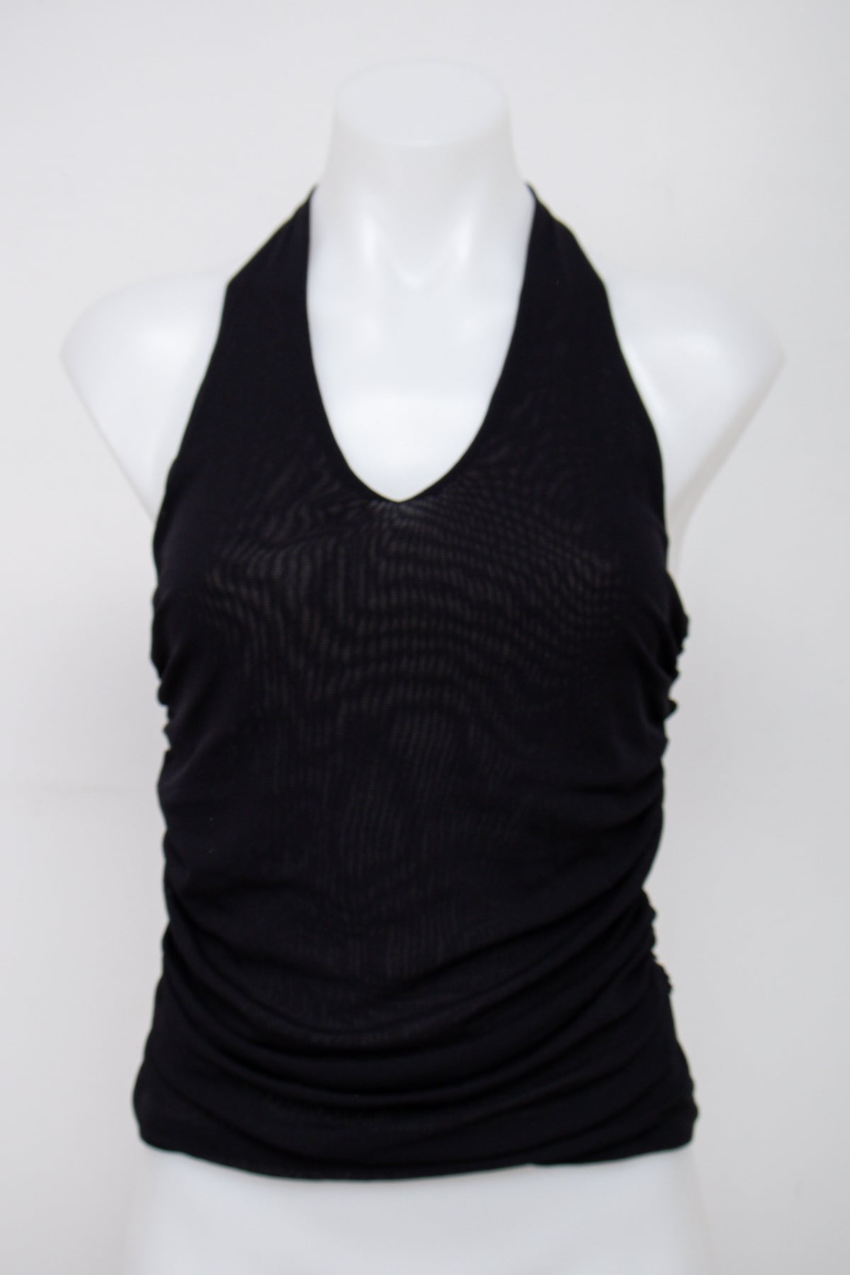 #004 Jeanology Collection Halter Black | c. 209 | Size 8