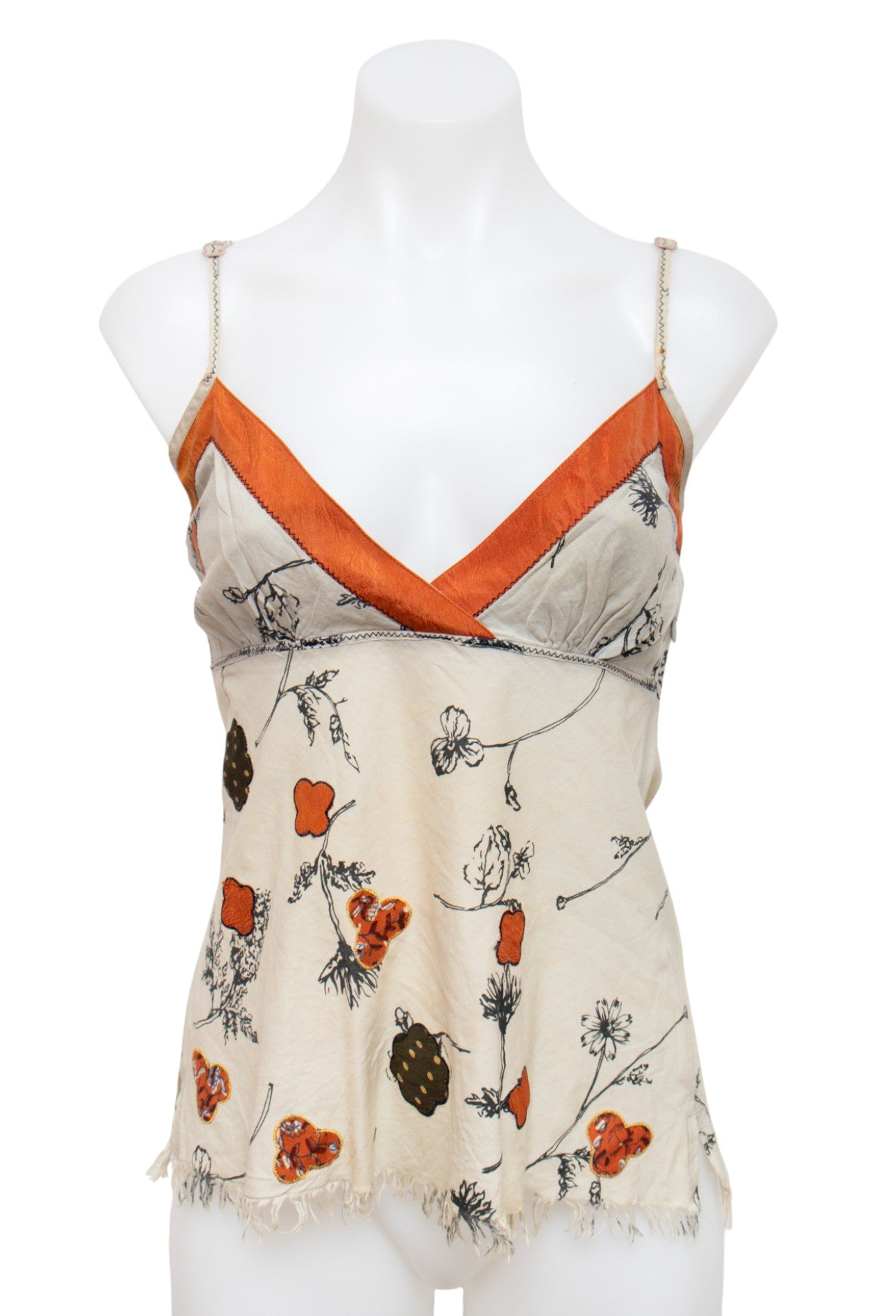 #40 Nice Day Cami Top White | c. 197 | Size 8
