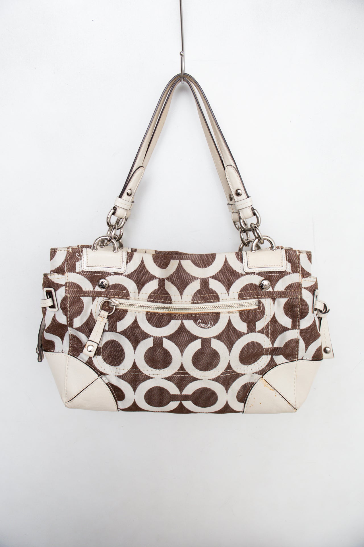 #190 Coach Shoulder Bag Brown | c. 202 | Size