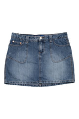 #158 Tyte Mini Skirt Blue | c. 203 | Size 10