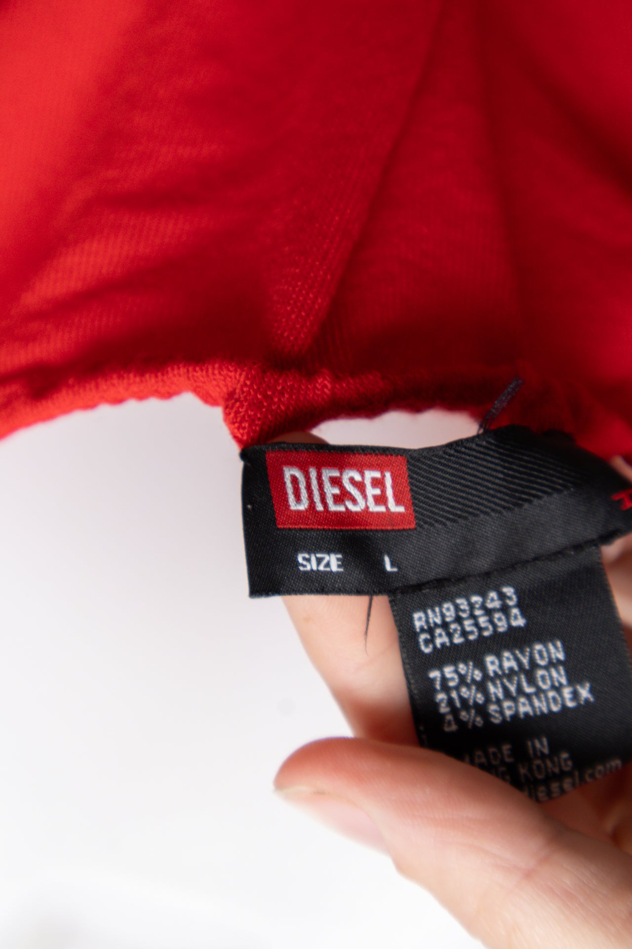 #140 Diesel Tank Top Red | c. 185 | Size 10/12