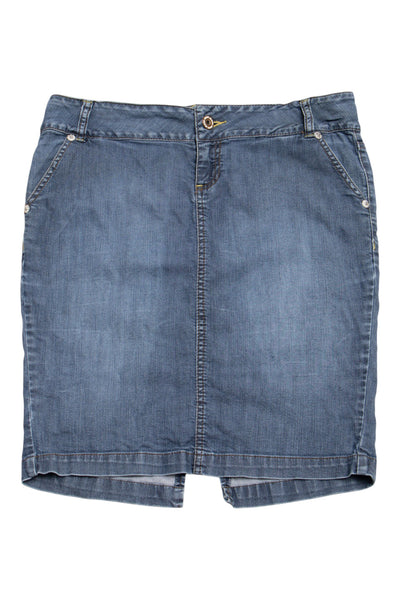 #156 Dkny Jeans Long Skirt Blue | c. 208 | Size 12