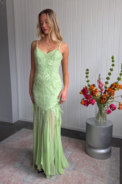 #169 Gown Green | c. 208 | Size 10