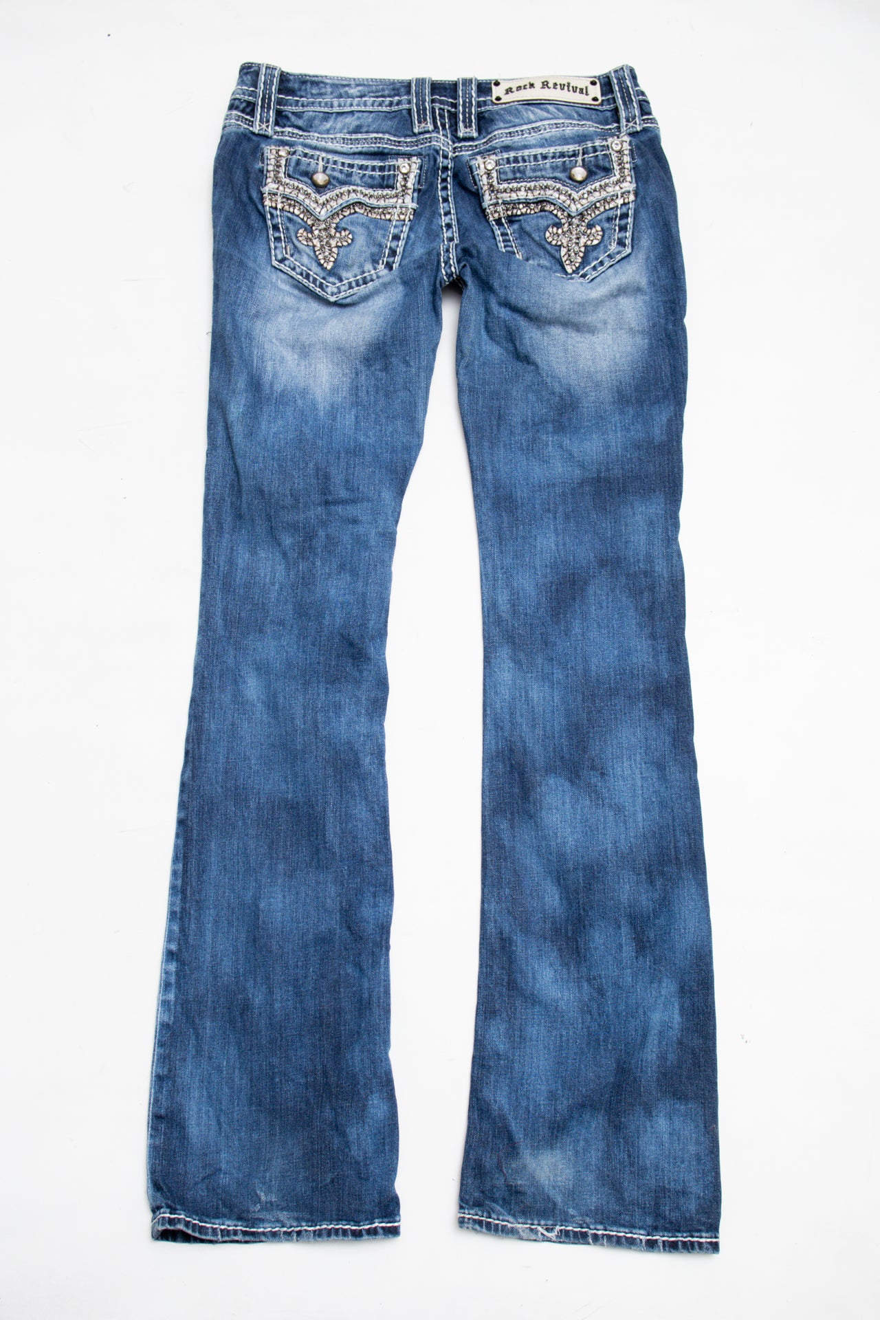 #012 Rock Revival Jeans Blue | c. 206 | Size 8