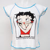 #044 Betty Boop T-shirt White | c. 201 | Size 8