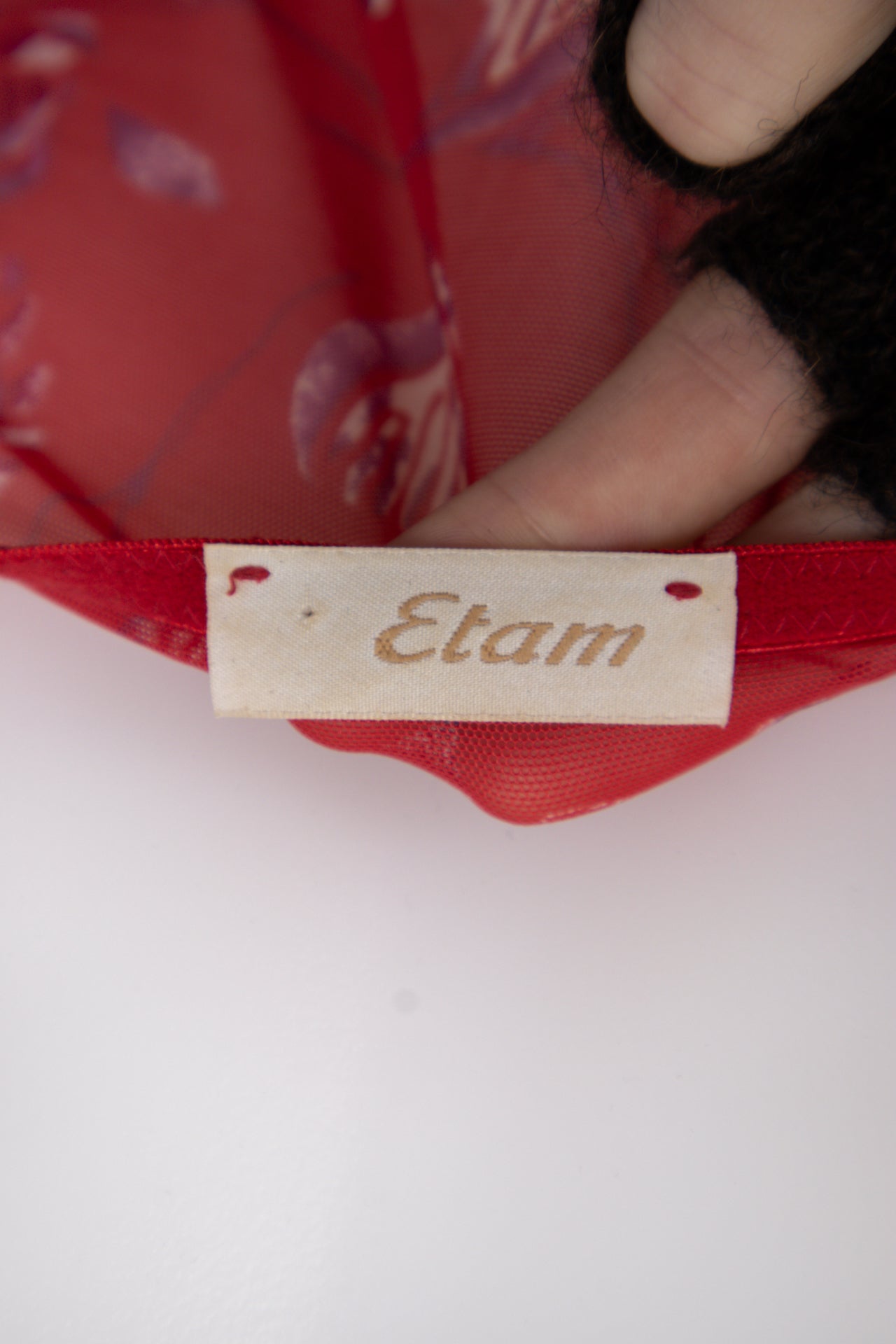 #24 Etam Cami Top Red | c. 195 | Size 8