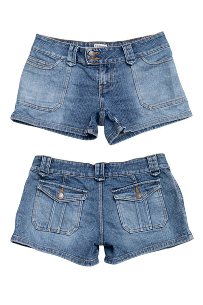 #181 No Boundaries Booty Short Blue | c. 209 | Size 8