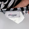 #41 Orange U.S.A Halter Top Black | c. 198 | Size 10