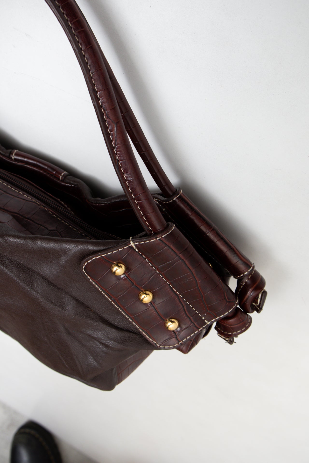 #200 Shoulder Bag Brown | c. 196 | Size
