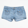 #184 L.e.i. Ashley Lauren Booty Short Blue | c. 209 | Size 8