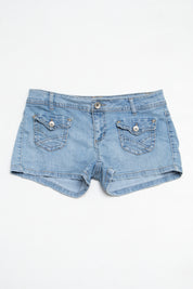 #184 L.e.i. Ashley Lauren Booty Short Blue | c. 209 | Size 8