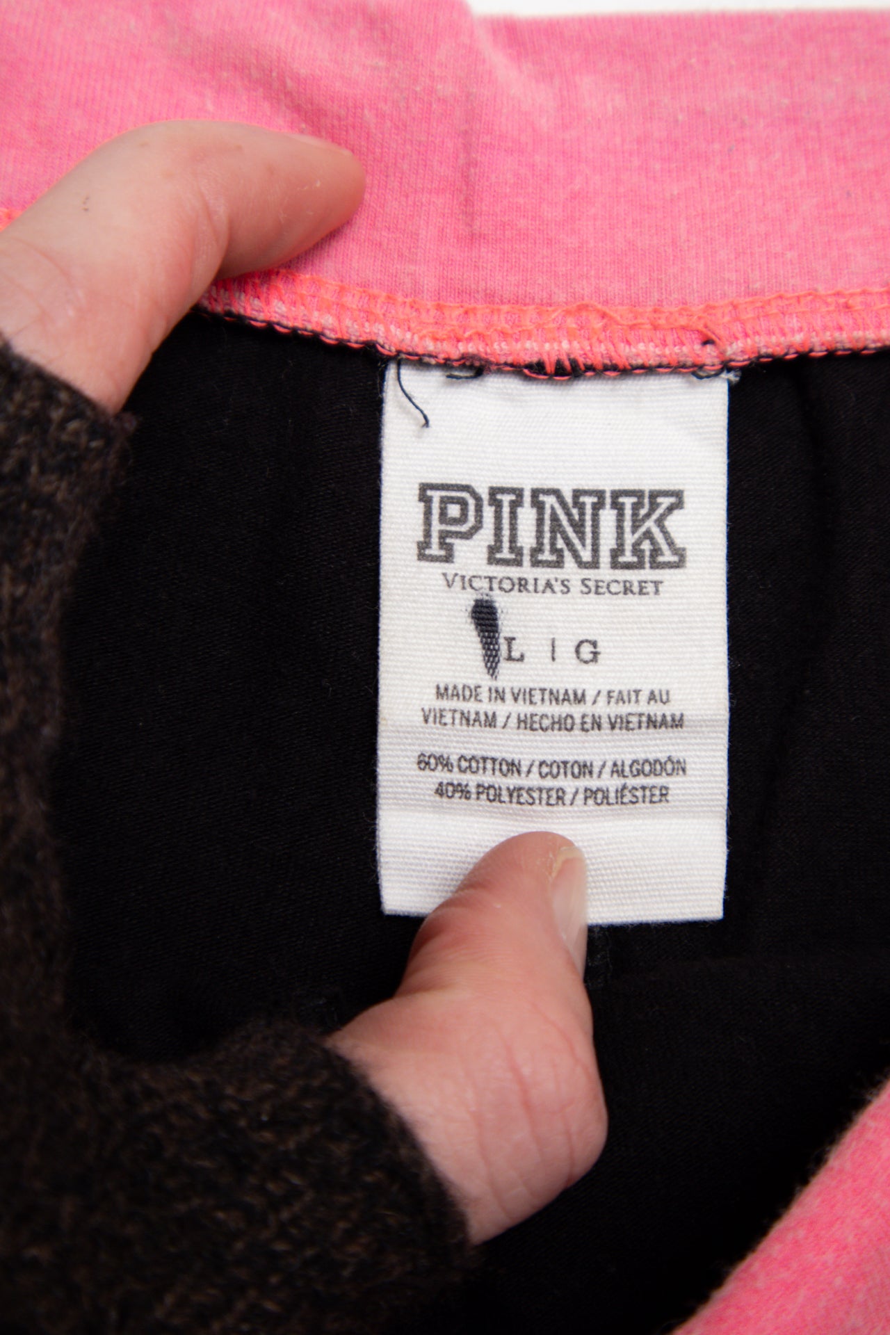 #104 Pink Victoria's Secret Shorts Black | c. 202 | Size 8