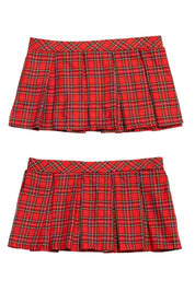 #160 Z.Z.B.E. Mini Skirt Red | c. 209 | Size 10/12
