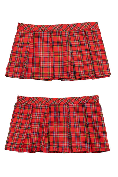 #160 Z.Z.B.E. Mini Skirt Red | c. 209 | Size 10/12