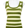 #053 Bsk Garments Tank Top Green | c. 202 | Size 8