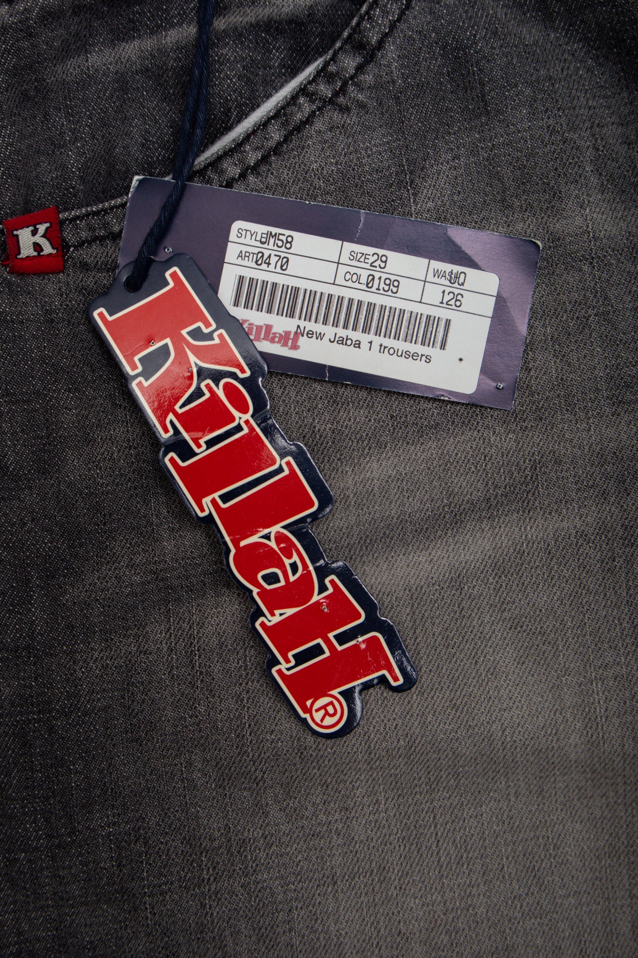 #170 Deadstock Killah Jeans Black | c. 178 | Size 84