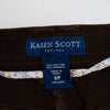 #095 Karen Scott Capris Brown | c. 209 | Size 8